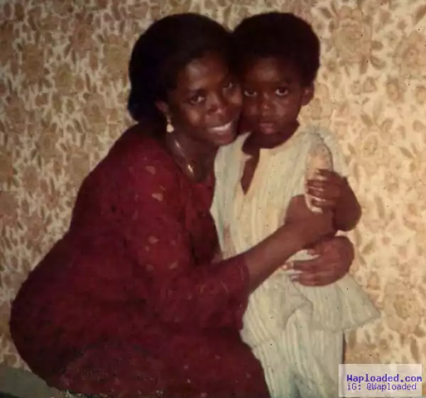 Throwback Photo: Comedian Bovi Shares Photo He Took With His Late Mum In 1984